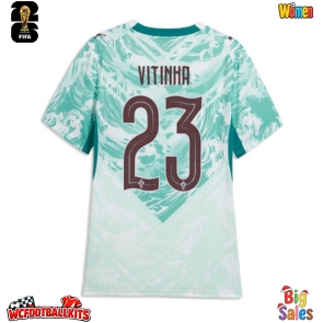 Portugal Vitinha #23 Replica Away Stadium Shirt for Women World Cup 2026 Short Sleeve